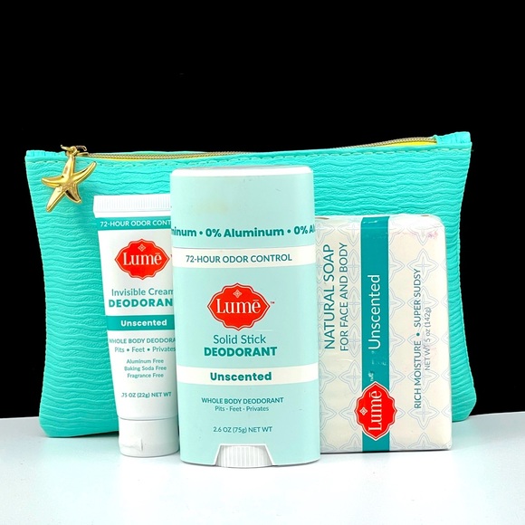 Unscented Solid & Cream Deodorant Acidified Body Wash & Butter Gift Bag Set - Picture 4 of 5